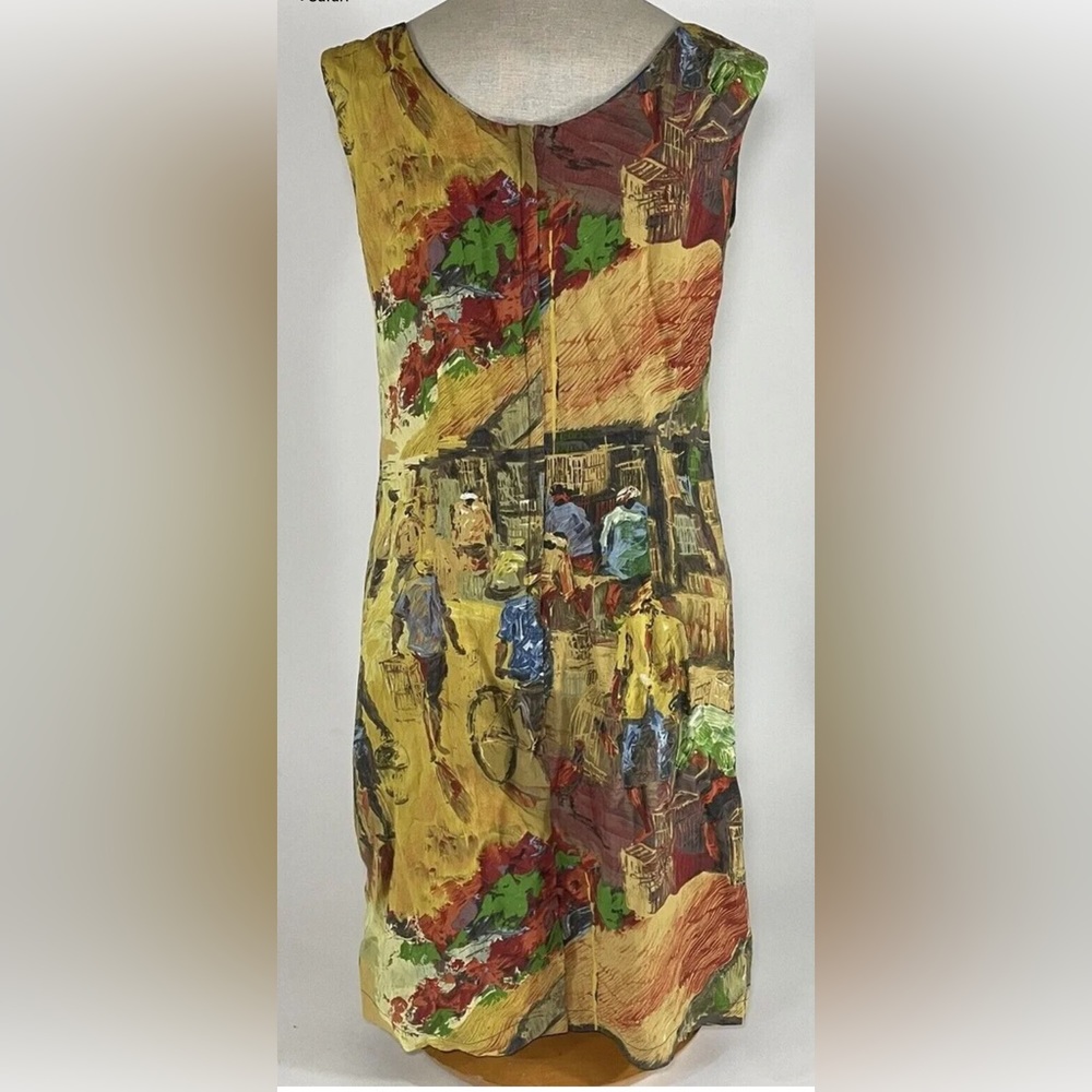 Vintage 90s Jams world rayon dress sz small unique